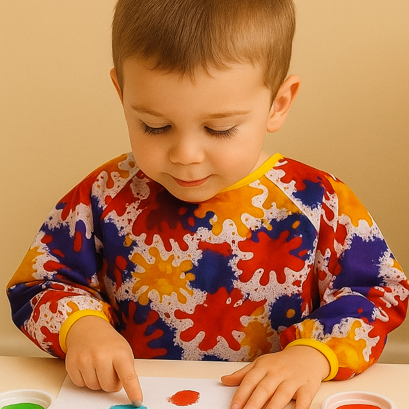 ArtEase – Farbenfroh & wasserabweisend – Malerschürze für Kinder