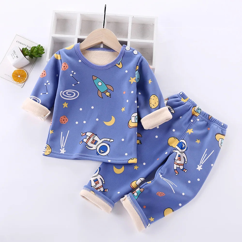 Mini Fashion™ - Kinder Cartoon Fleece Pyjama