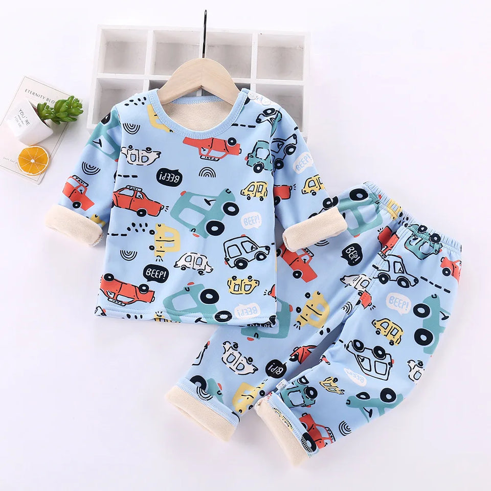 Mini Fashion™ - Kinder Cartoon Fleece Pyjama