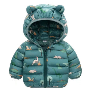 Mini Fashion™ - Polyester Wintermantel mit Kapuze