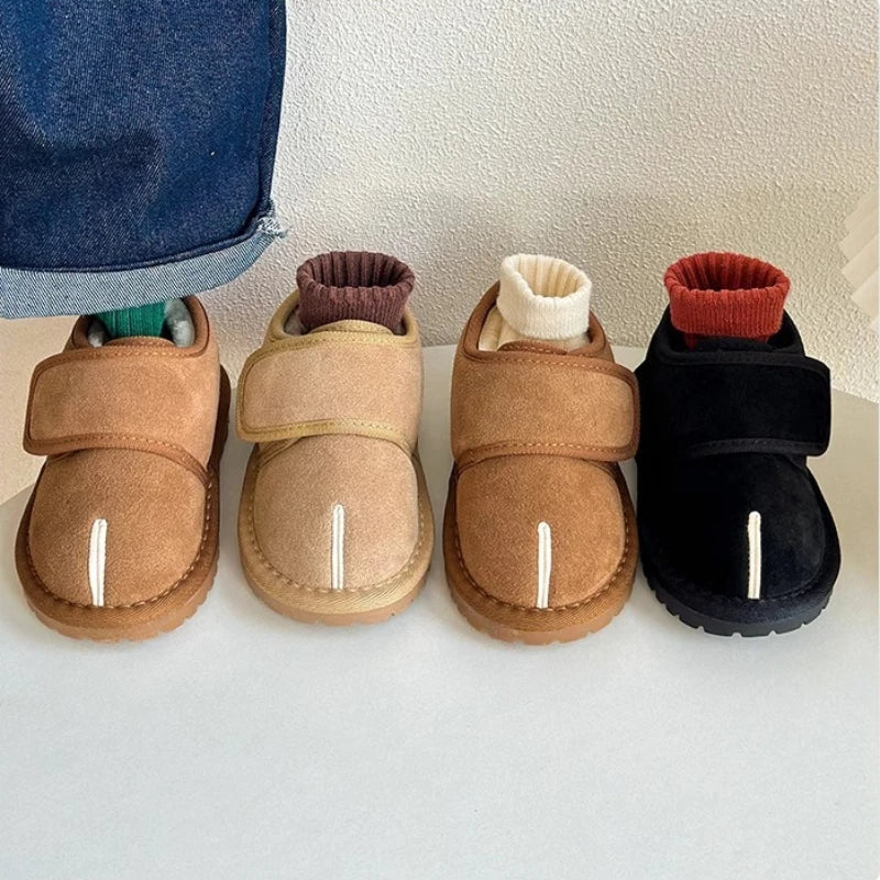 CozyStep Kids – Varm og selvstændig – Djamena sko med velcrolukning