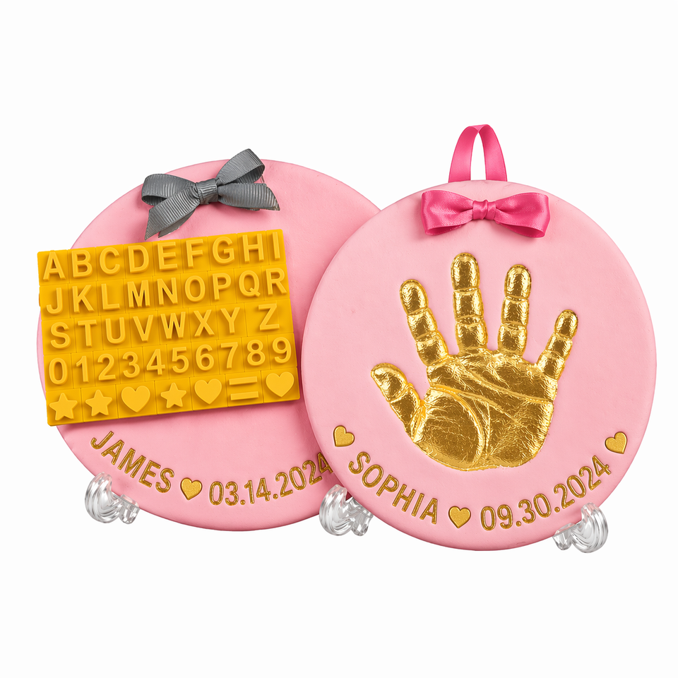 Baby Imprint Clay Kit – Minder & Unikt – Ler-aftrykssæt