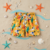 Beach Shorts – Leicht & verspielt – Tropische Kinder-Badehose