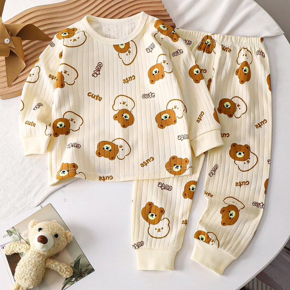 LittleDreamer – Weich & warm – Nachtwäsche-Set aus Baumwolle für Kinder