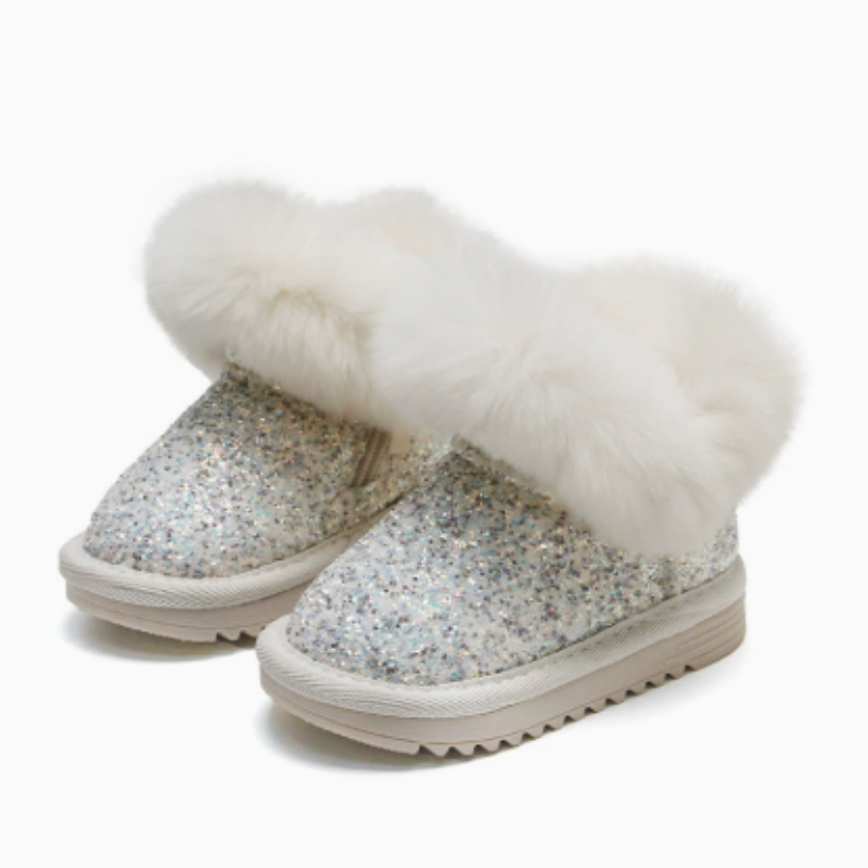 Mini Fashion™ - Varme og Stilfulde - Glimmer Vinterstøvler til børn
