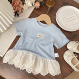 Polo Premium – Zart & Niedlich – T-Shirt mit Spitzenrand