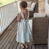 BloomGrace – Niedlich & bequem – Kinderkleid mit Schleife und verstellbaren Trägern