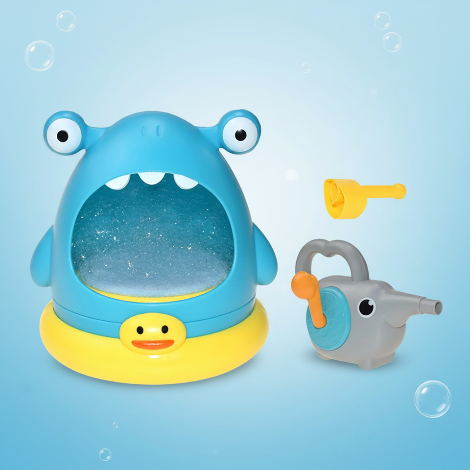 BubblePlay – Lernreich & unterhaltsam – Krabben-Seifenblasen-Badespielzeug