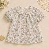 Girls Summer Fashion Top – Luftig & behagelig – Vintage-top til piger
