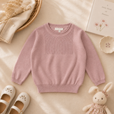 Thin Cotton Pullover – Lys & Komfort – Strikket børnebluse