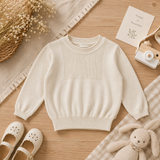 Thin Cotton Pullover – Lys & Komfort – Strikket børnebluse