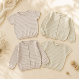 Knit Top & Cardigan – Blødt og behageligt – Strikket skjorte og vest
