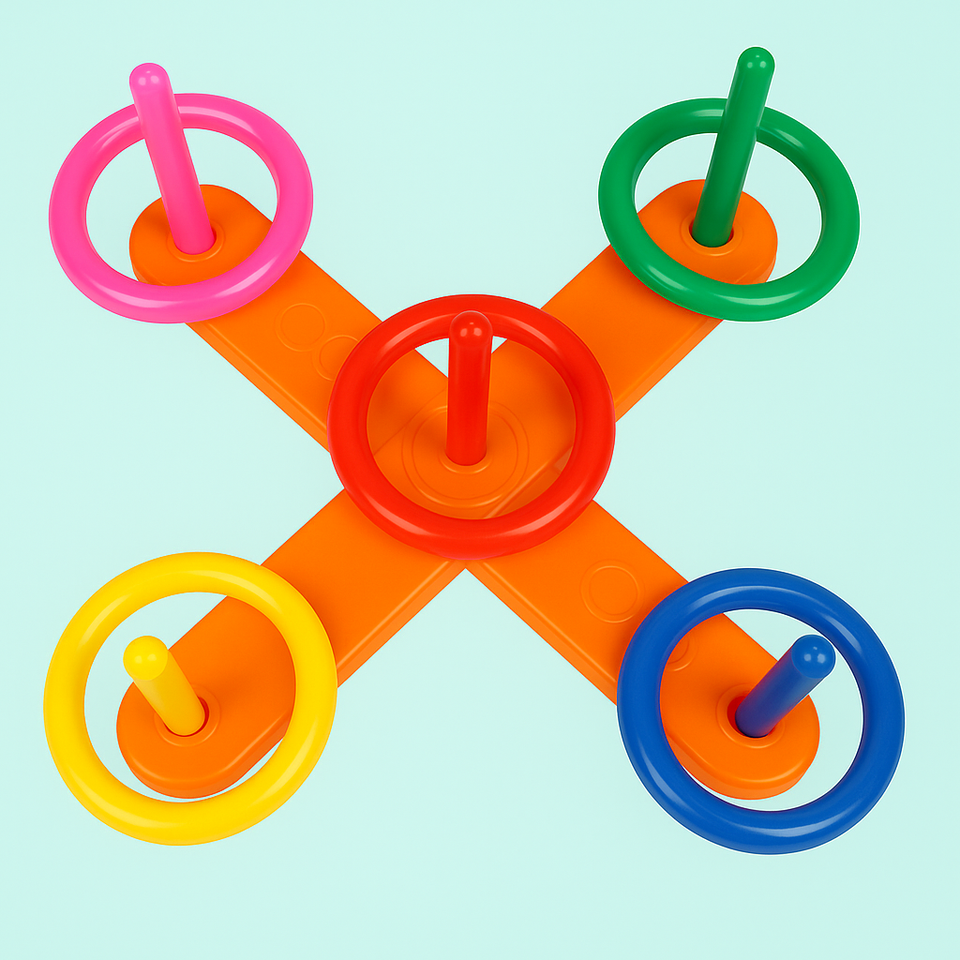 Hoop Ring Toss™ – Werfen & Punkten – Wurfringe Spielset für draußen