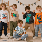 Kids Dinosaur Sweatshirt – Komfort & Stil – Dino-Kinderpullover