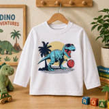 Kids Dinosaur Sweatshirt – Komfort & Stil – Dino-Kinderpullover