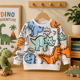 Kids Dinosaur Sweatshirt – Komfort & Stil – Dino-Kinderpullover