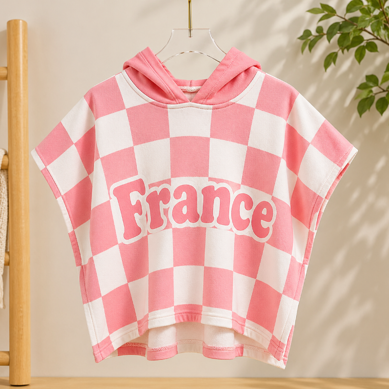 Personalized Hooded Towel – Weich & Einzigartig – Personalisiertes Kinder-Bademantel