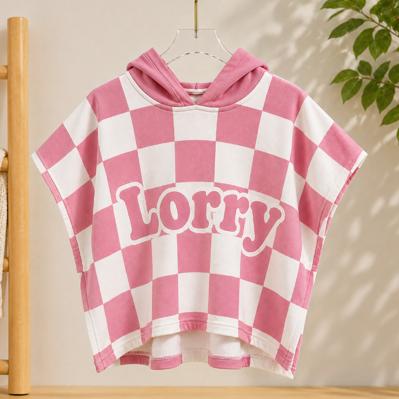 Personalized Hooded Towel – Weich & Einzigartig – Personalisiertes Kinder-Bademantel