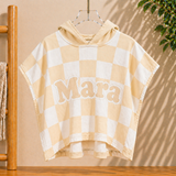 Personalized Hooded Towel – Weich & Einzigartig – Personalisiertes Kinder-Bademantel