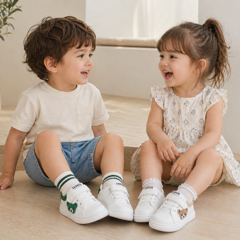 Bear Sneakers – Bequem & niedlich – Kinder-Bären-Sneaker