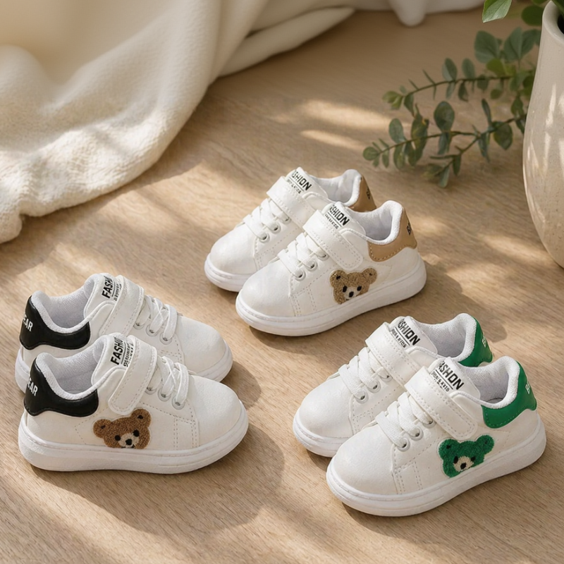 Bear Sneakers – Bequem & niedlich – Kinder-Bären-Sneaker