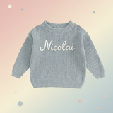 Personalized Baby Sweater – Einzigartig & liebevoll – Bestickter, personalisierter Baby-Pullover