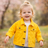 Candy Color Jeansjacke – Leichte Jeansjacke für Kinder