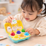 Montessori 3D Eggs Puzzle – Eine schöne Idee für Ostern – Eier-Sortierspiel