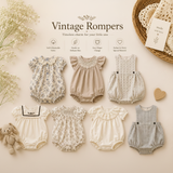 Vintage Rompers – Zeitlos & weich – Baby-Strampler