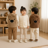Baby Bear Fleece Vest – Warm & Weich – Kinder-Bärenweste