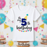 Birthday Graphic Tee – Niedlich & Luftig – Kinder-T-Shirt zum Geburtstag