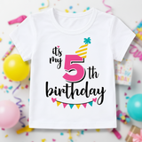 Birthday Graphic Tee – Niedlich & Luftig – Kinder-T-Shirt zum Geburtstag