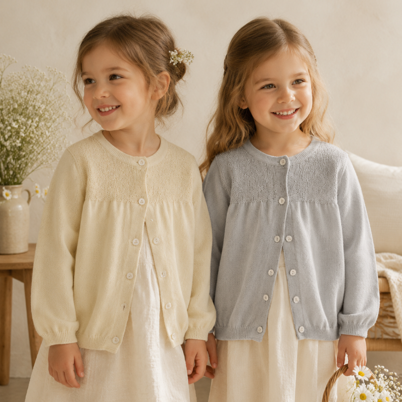 Knitwear Set – Elegant & bequem – Weiche Strickjacke