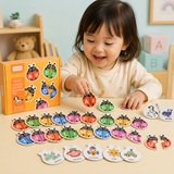 Wooden Letter Matching Game – Lernen & Spielen – Alphabet-Puzzle