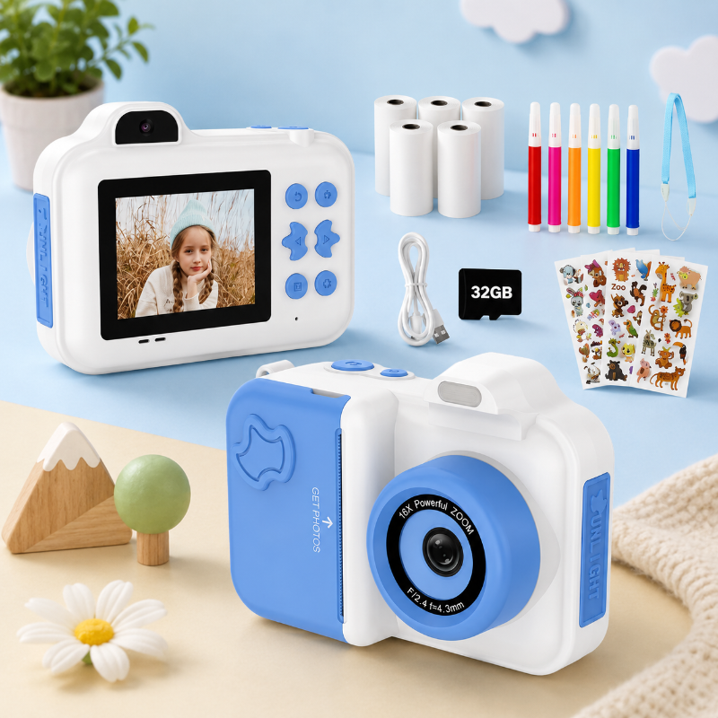 Instant Print Camera – Kreativ & interaktiv – Sofortbildkamera für Kinder