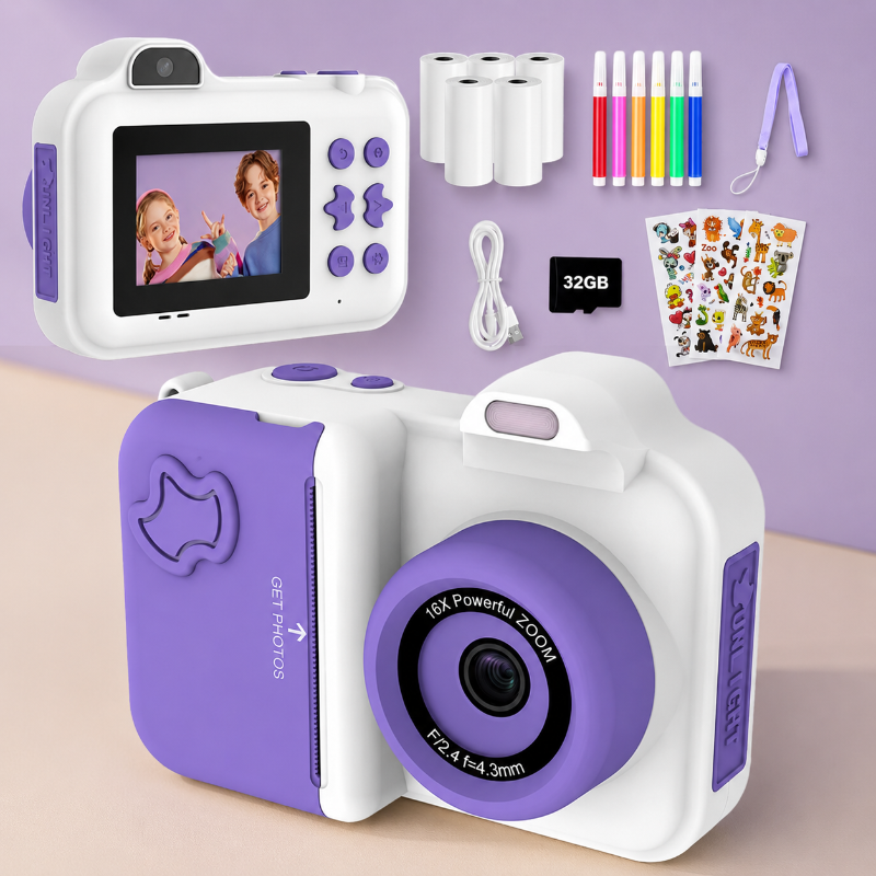 Instant Print Camera – Kreativ & interaktiv – Sofortbildkamera für Kinder