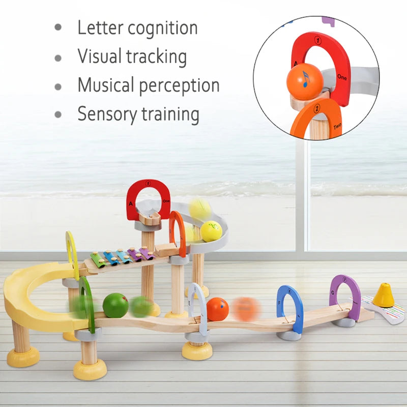 Music Marble Track™ - Montessori-Melodien - Sensorisches Spielzeug