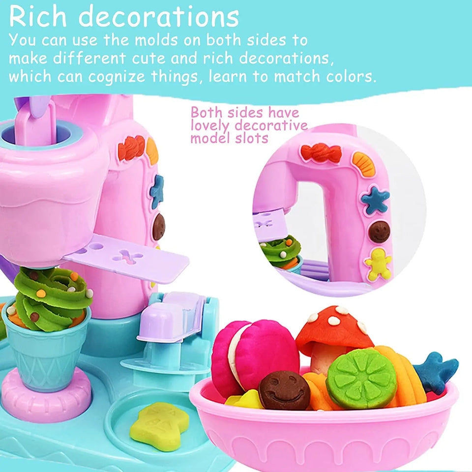 Ice Cream Clay Set™ - Kølige kreationer - Ler ismaskine