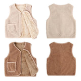 Mini Fashion™ - Vest i lammeuldslook