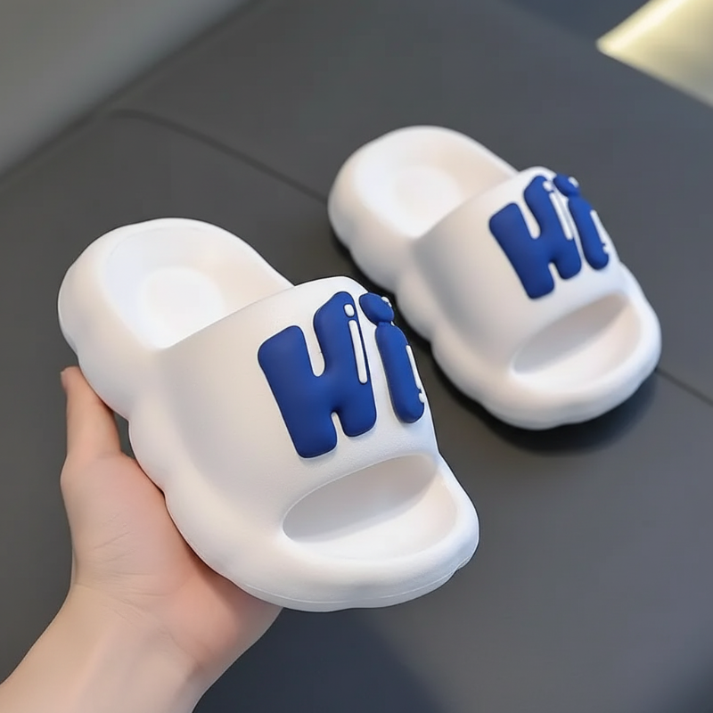 CloudWalk – Bequem & rutschfest – „Hi“ Kinderslipper