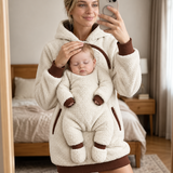 MamaHug – Warm & praktisch – 2-in-1-Trage-Hoodie für Mama und Baby