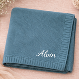 Personalized Baby Blanket – Weich & Einzigartig – Personalisierte, bestickte Baumwolldecke