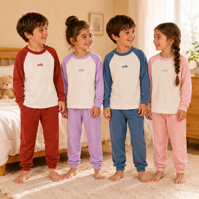 CozyBabe – Weich & bequem – Kinder-Pyjama-Set