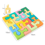 Woods™ - Kreative Denkspiele - Geometrisches Holzpuzzle