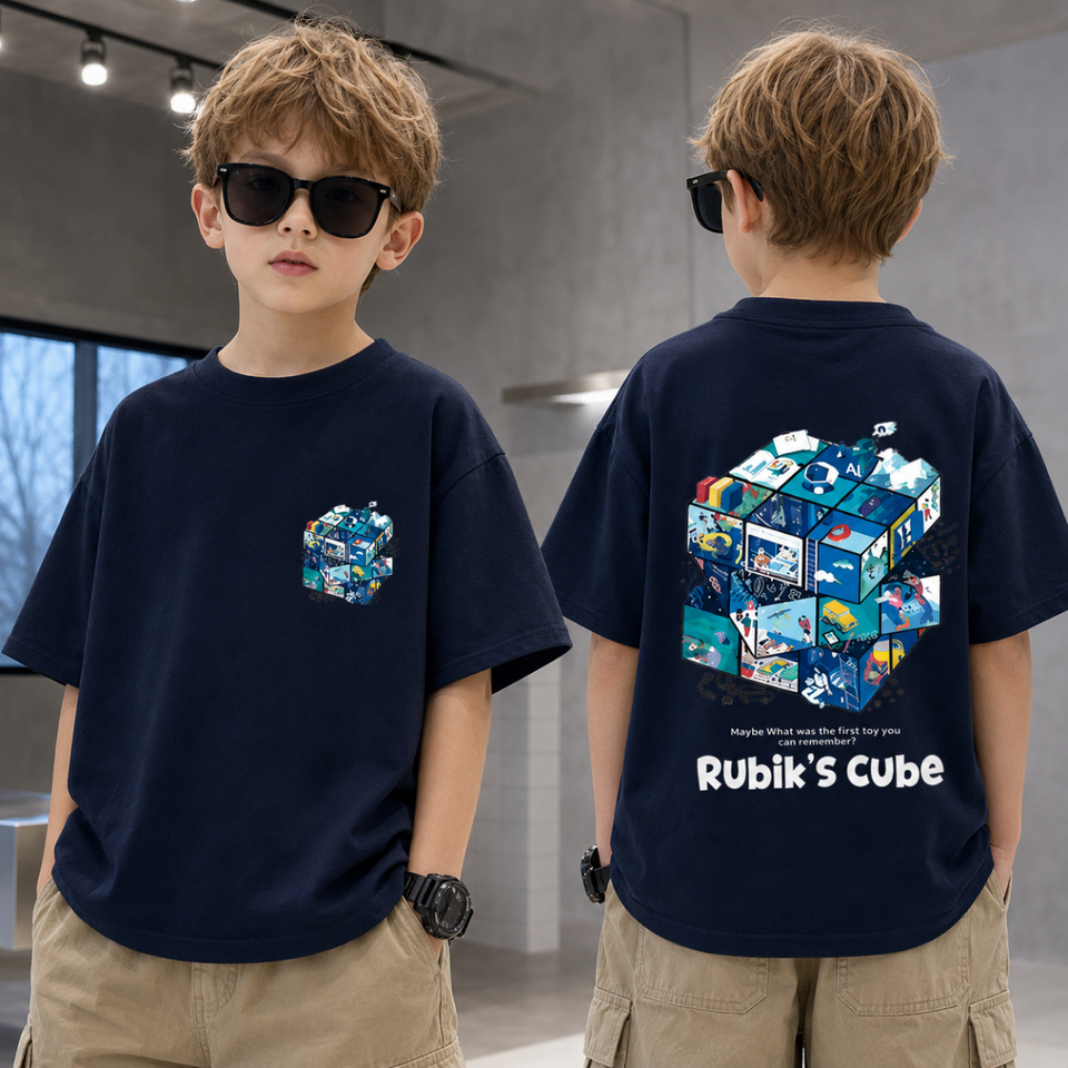 CubePlay – Weich & Modisch – Rubik’s Cube T-Shirt