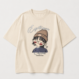 CuteStyle – Trendig & bequem – T-Shirt mit übergroßem Cartoon-Aufdruck