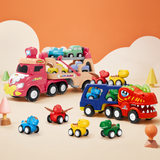 DinoDrive – Kreativ & abenteuerlich – 5-in-1-Lkw-Spielset