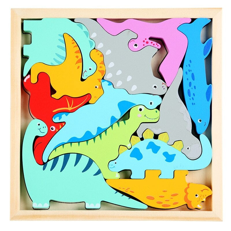 Woods™ - Hvem passer i rammen? - Figur-puslespil (2+1 GRATIS)