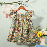 Floral Dress – Leicht & luftig – Mädchenkleid mit Flatterärmeln
