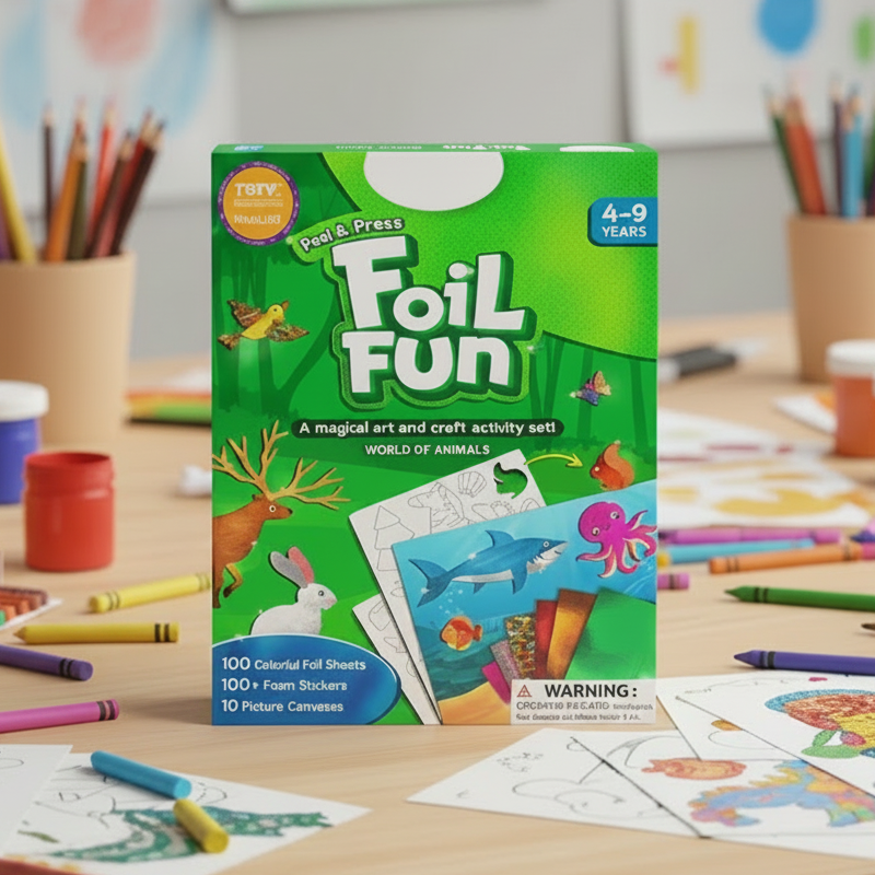 FoilMagic – Verspielt & Kreativ – Folienaufkleber-Kunstset